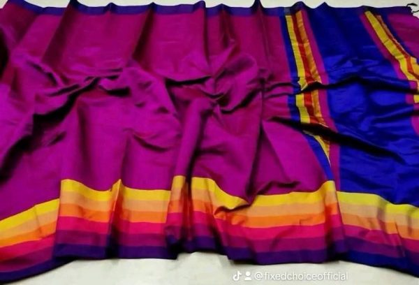Colorful Border Saree Collection Online | Stylish Sarees - Image 7