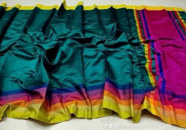 Colorful Border Saree Collection Online | Stylish Sarees - Image 9